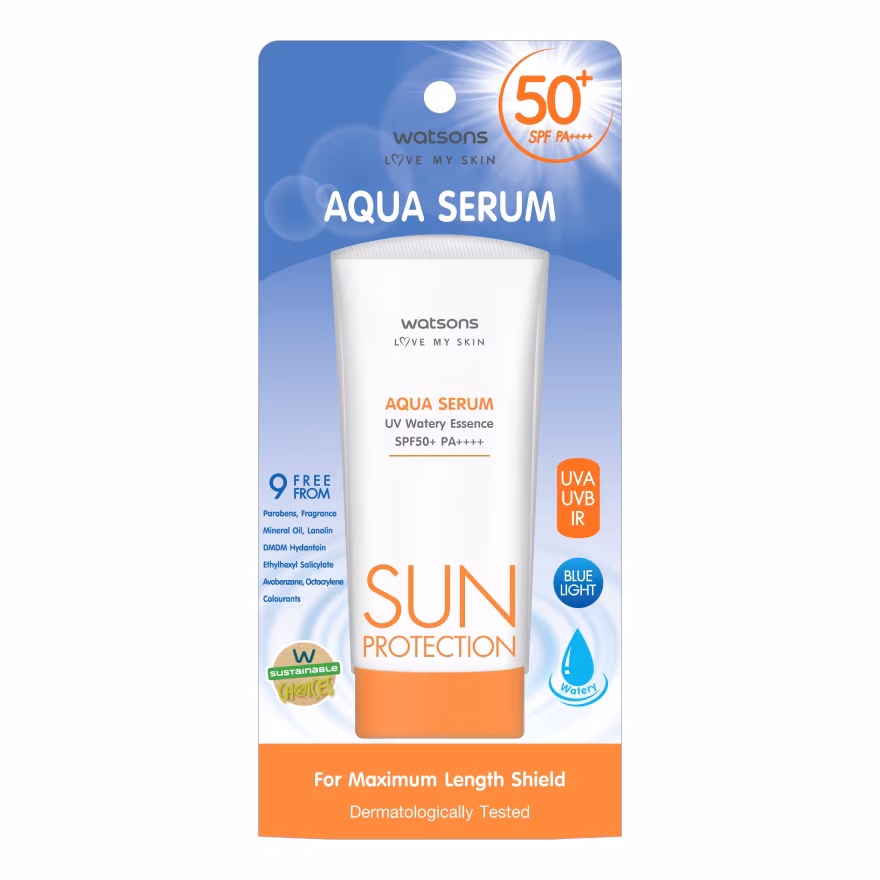 WATSONS Sun Protection Aqua Serum SPF50 50ml 3 WATSONS Sun Protection Aqua Serum SPF50 50ml - Image 3